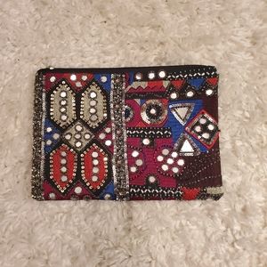 Multi-Color Boho Tribal Clutch